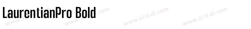 LaurentianPro Bold字体转换